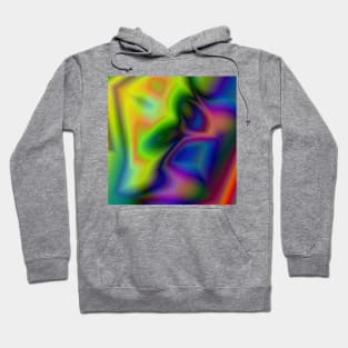 blue green red yellow  texture abstract design Hoodie